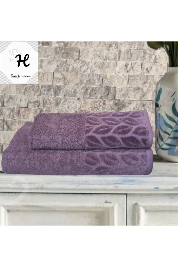 NİVEMESHOME 632 LİLA 90X150 HAZAL BANYO HAVLUSU NURPAK