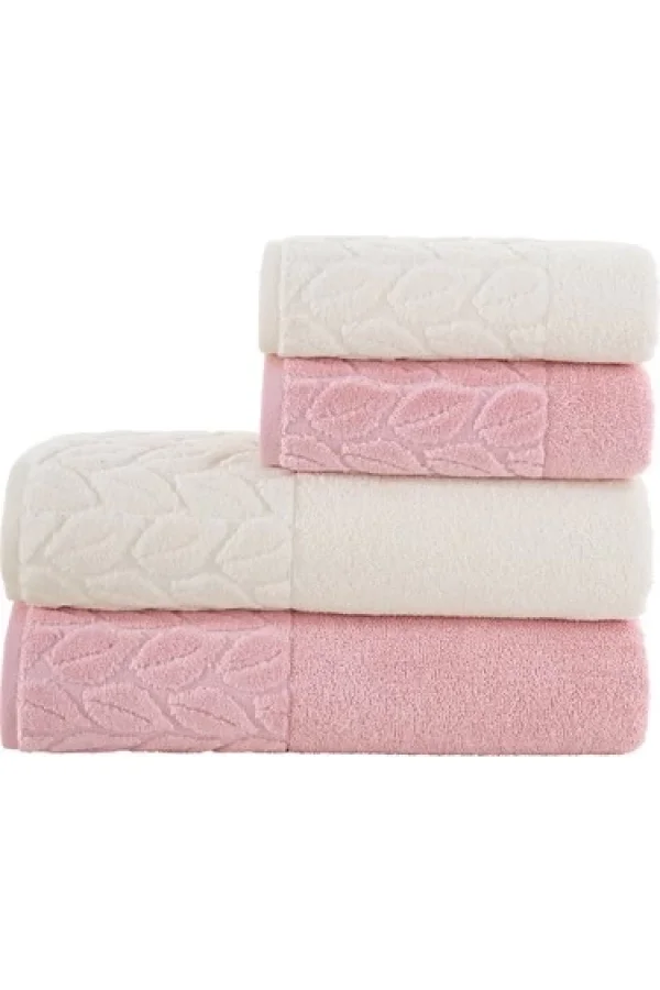 NİVEMESHOME 632 PEMBE 90X150 HAZAL BANYO HAVLUSU NURPAK