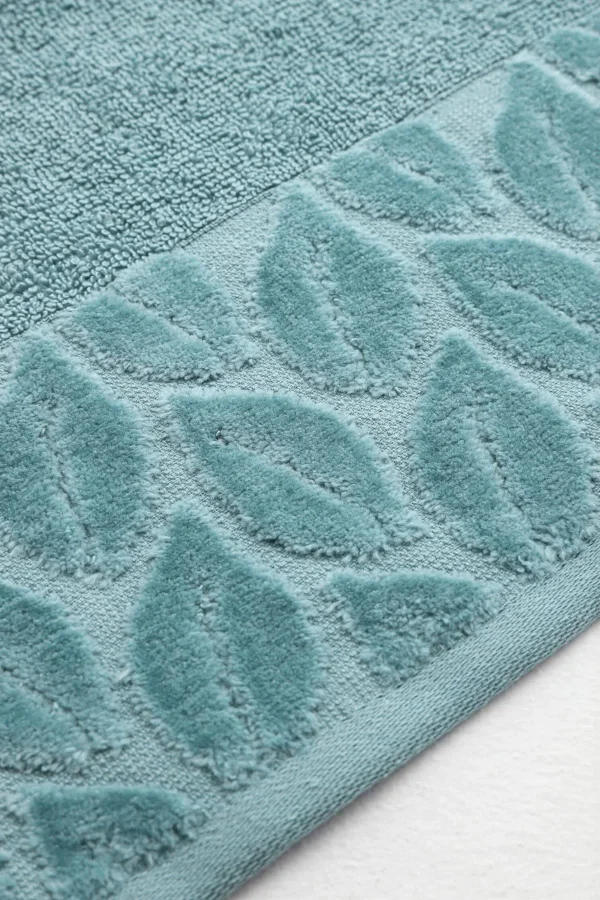 NİVEMESHOME 632 YEŞİL 90X150 HAZAL BANYO HAVLUSU NURPAK