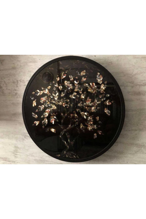 NİVEMESHOME 80*80 DOKU OVAL TABLO 8915