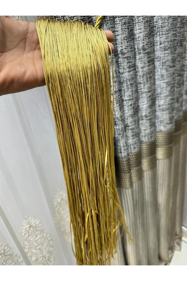 NİVEMESHOME ALTIN SAÇAKLI KURŞUN APARAT TAVAN TOPLAMA BRAÇOL