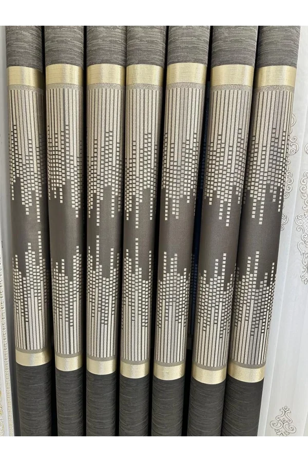 NİVEMESHOME AMASRA FT614164 V-5302 TIERRA 1/3 DENSAMENTE CORTINA DE TUL APM