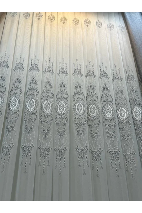 NİVEMESHOME ANTAKYA 8008 V-6113 1/3 SIK PİLELİ TÜL PERDE APM