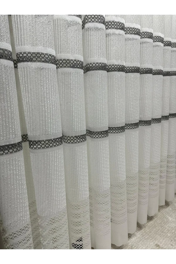 NİVEMESHOME ANTARES 8521 1/3 SIK PİLELİ TÜL PERDE APM