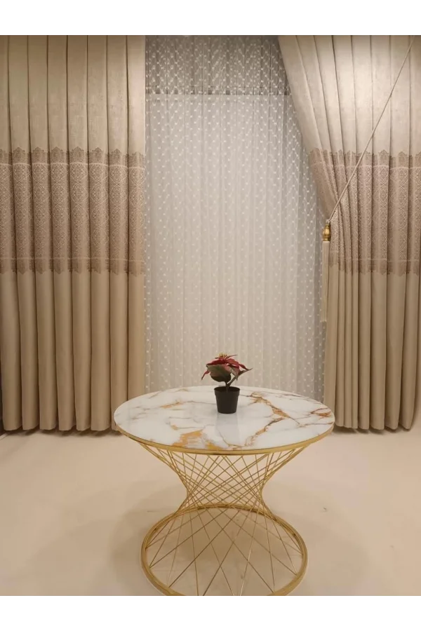 NİVEMESHOME ARORA VISION 1/3 TIGHTLY PLEATED BACKGROUND CURTAIN APM