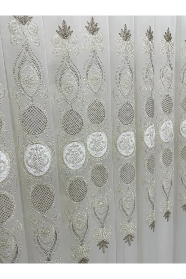 NİVEMESHOME ARTEMİS 1/3 SIK PİLELİ TÜL PERDE APM