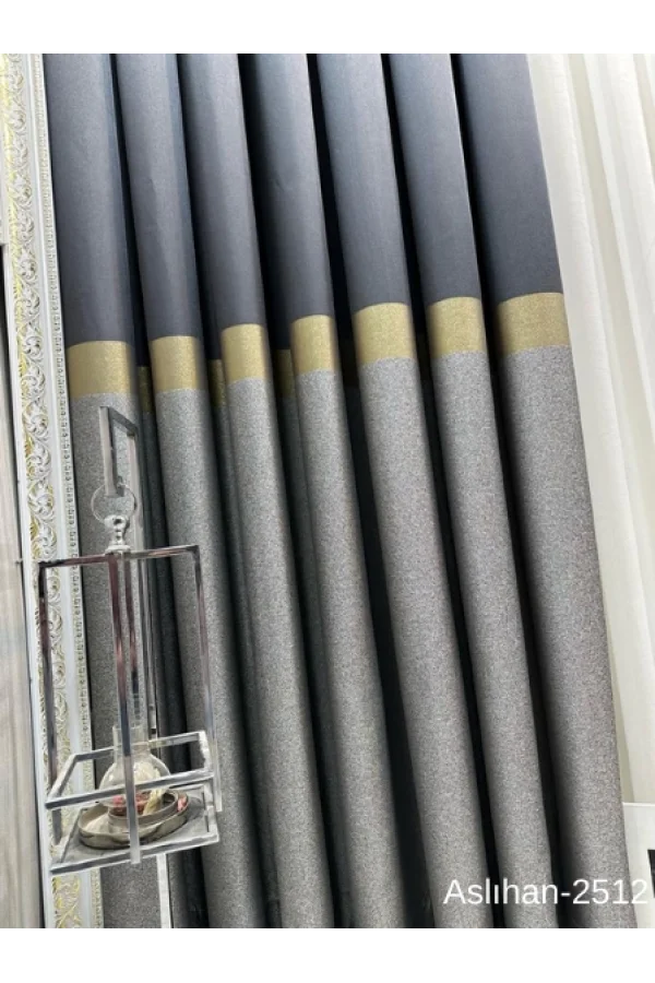 НИВЕМЕШОМЕ АСЛИХАН АНТРАЦИТ- GOLD FT632116 2501 1/3 ТЕСНЫЙ ПО ВОРСУ ЗАНАВЕСКА APM