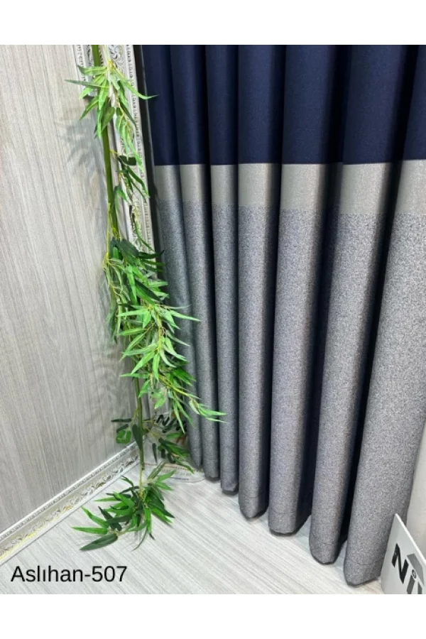 NİVEMESHOME ASLIHAN LACİVERT FT632116 V-507 1/3 SIK PİLE FON TENDA APM