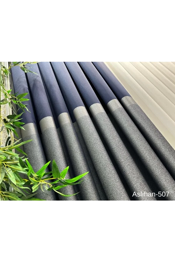 NİVEMESHOME ASLIHAN LACİVERT FT632116 V-507 1/3 SIK PİLE FON TENDA APM