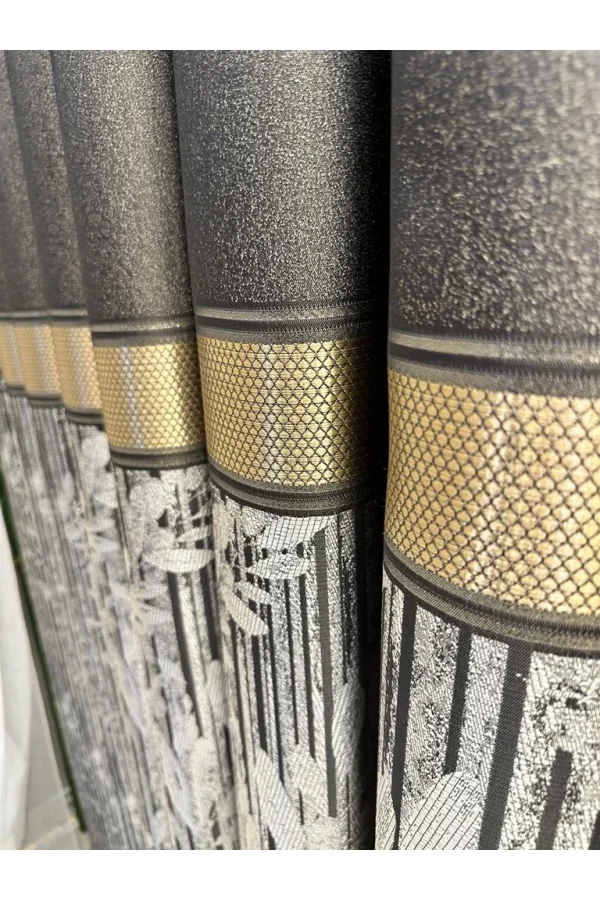 NİVEMESHOME ATA FT614168 V-2503 TAŞ 1/3 CORTINA DE FELPA APILADA APADA