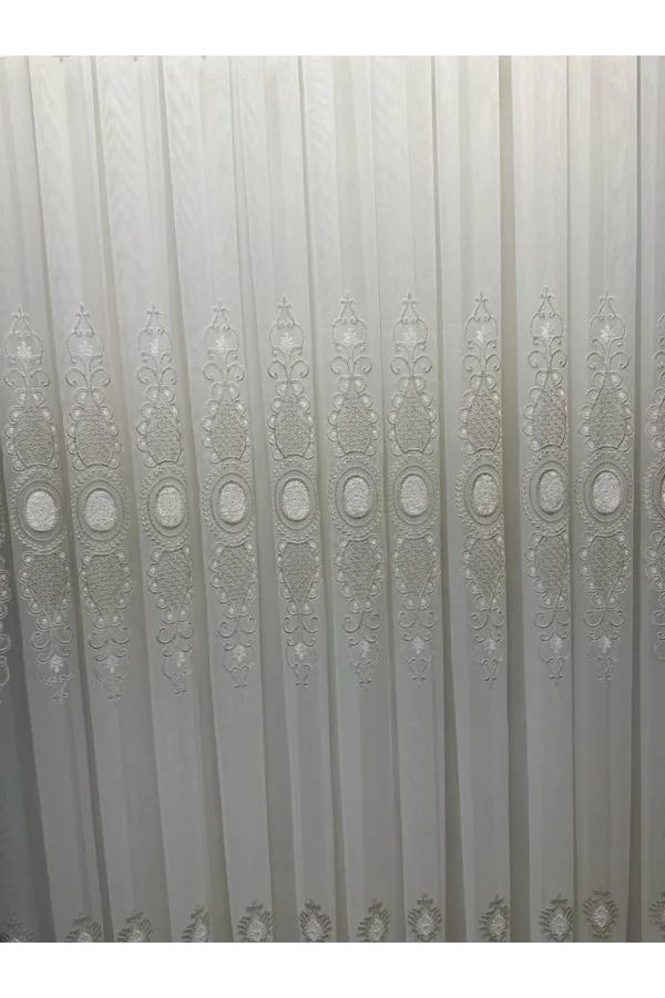 NİVEMESHOME AZRA 1/3 Sık Plisel Tül Perde APM