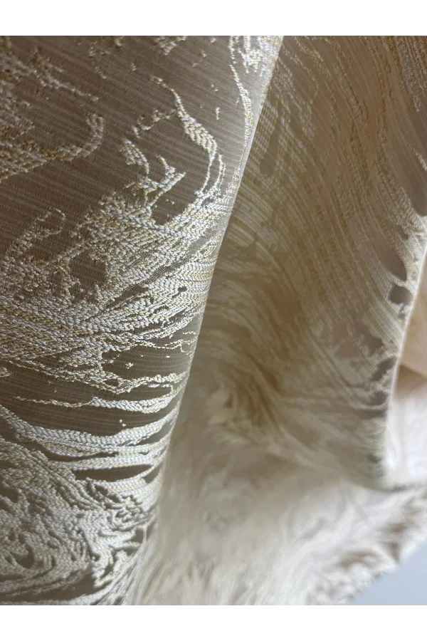 NİVEMESHOME  BADE V_5206  1/3 SIK PİLELİ FON PERDE APM