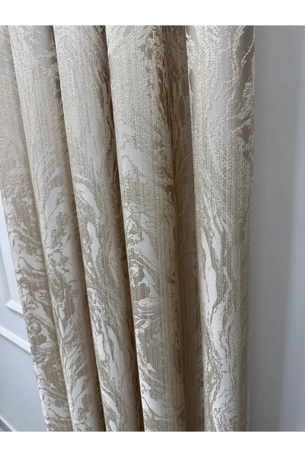 NİVEMESHOME  BADE V_5206  1/3 SIK PİLELİ FON PERDE APM