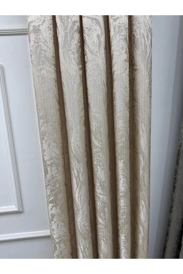 NİVEMESHOME  BADE V_5206  1/3 SIK PİLELİ FON PERDE APM