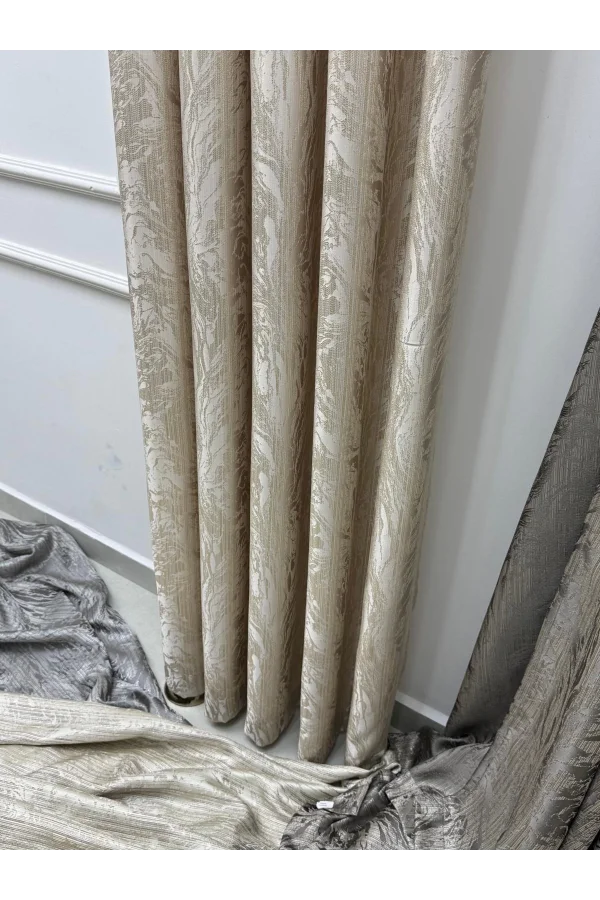 NİVEMESHOME  BADE V_5206  1/3 SIK PİLELİ FON PERDE APM