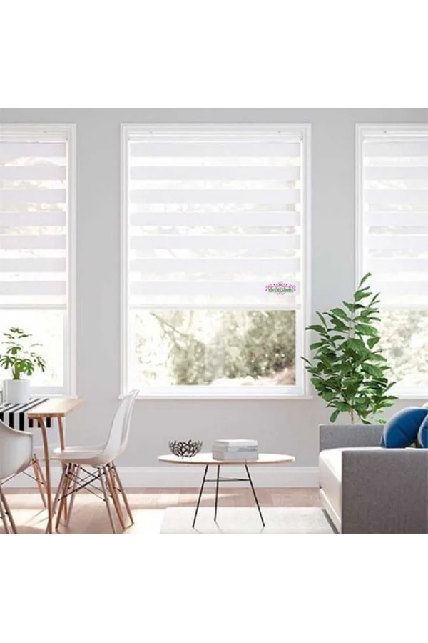 NİVEMESHOME BAMBU BIANCO ZEBRA STOR PERDE
