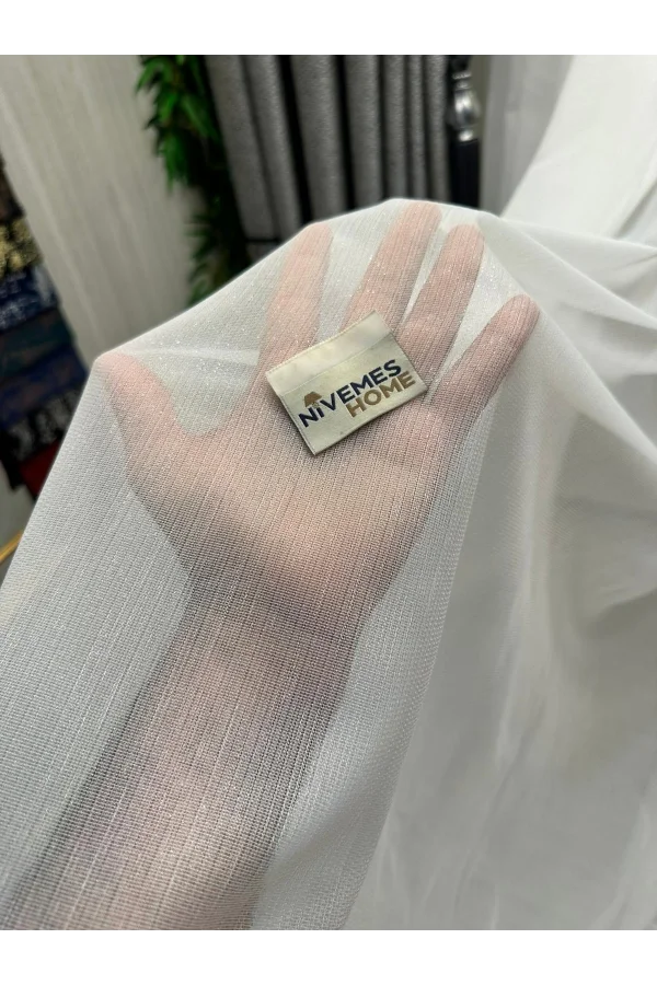 NİVEMESHOME BAMBU EFFETTO LINO 1/3 FITTED TULLE TENDA APM