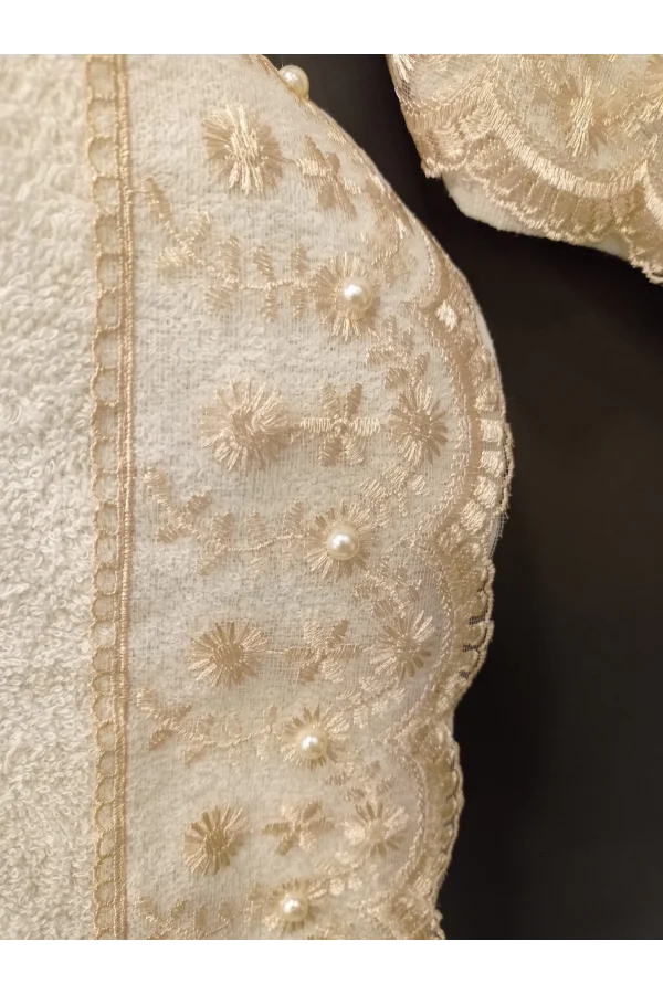 NİVEMESHOME BATİK DARİA KAHVE NAKIŞLI HAVLU