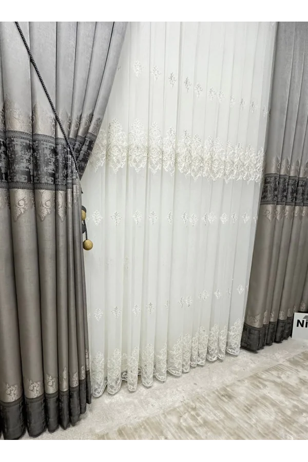 NİVEMESHOME BEGONVİL LINO 2772 1/3 TELATO VELLUTO TENDA APM