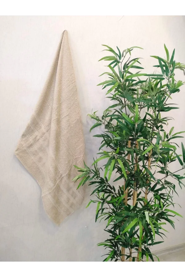 NİVEMESHOME BEJ BANYO ASCIUGAMANO ÇINAR