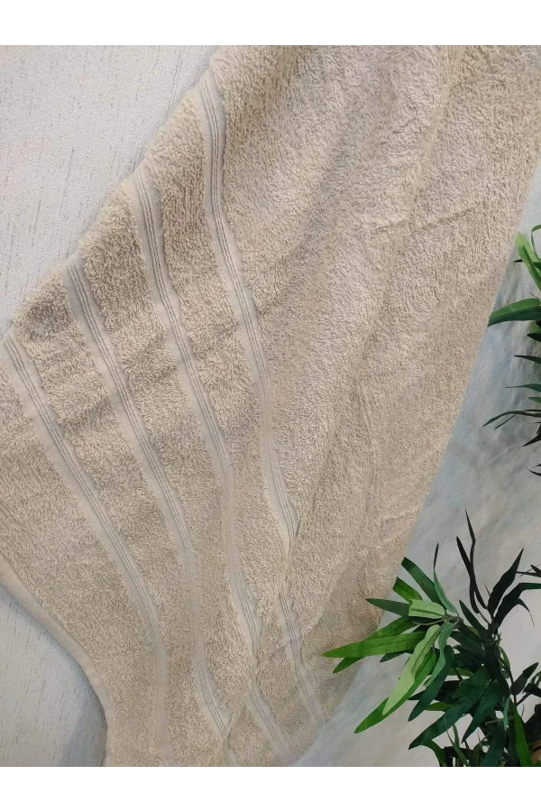 NİVEMESHOME BEJ BANYO ASCIUGAMANO ÇINAR