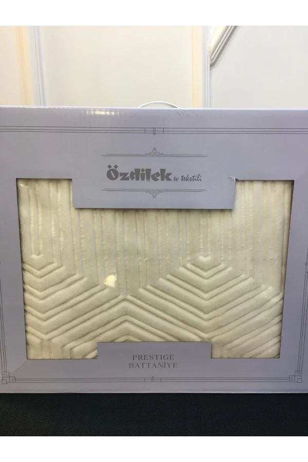 نصفRAMTEXT BEJYİ BİR KİŞİLİK LÜKS YORGAN ÖZDİLEK