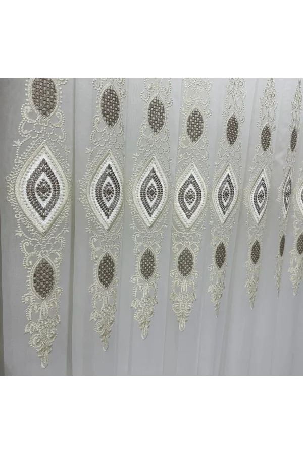 NİVEMESHOME BELLA 1/3 DİK PİLİLİ TÜL PERDE APM