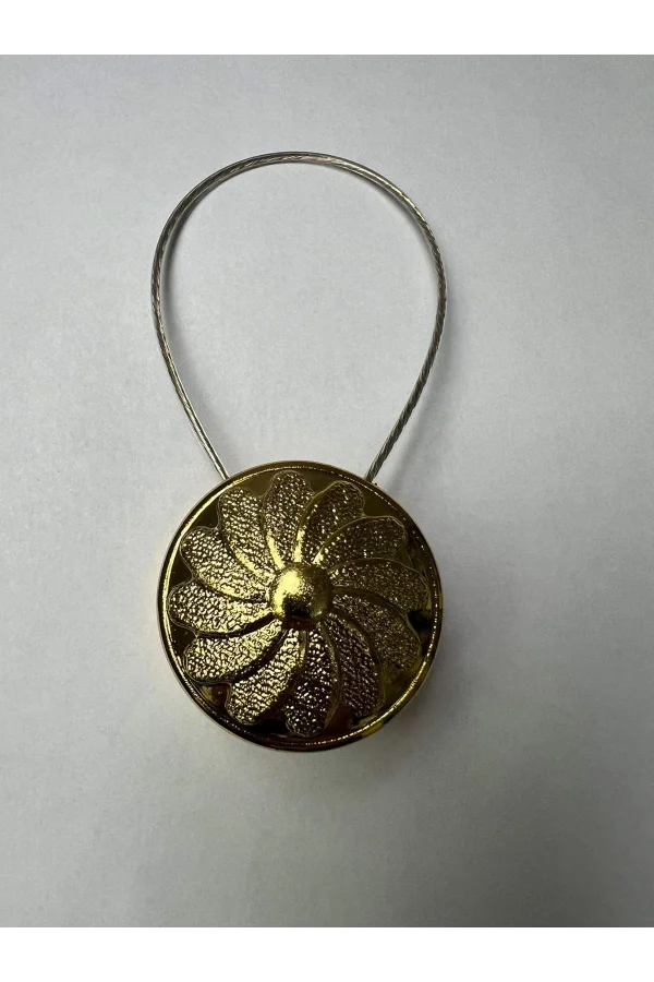 NİVEMESHOME BELLA GOLD percha de cortina