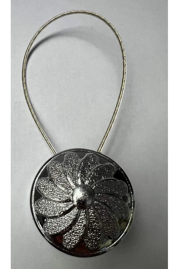 NİVEMESHOME BELLA SILVER CURTAIN HOOK