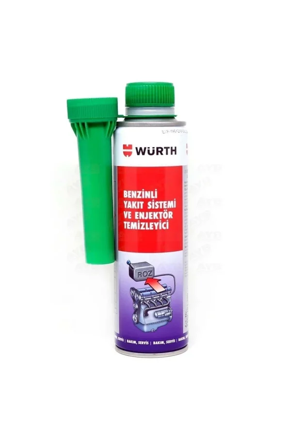 NİVEMESHOME BENZÍNİL YAKIT SİSTEMİ VE ENJEKTÖR TEMİZLEYİCİ 300 ML SK:5861101300028 WÜRTH