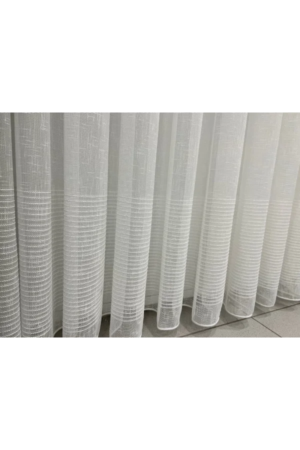 NİVEMESHOME БИГЕ KЕТЕН HY016 1/3 ЩИК ПИЛЕЛИ ТЮЛЬ ЗАНАВЕС APM