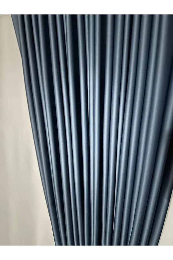 NIVEMESHOME BLACKOUT 12441 V-33 BLUE CURTAIN APM