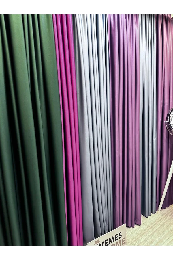 NIVEMESHOME BLACKOUT 12441 V-33 BLUE CURTAIN APM