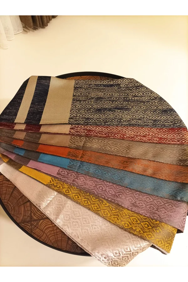 NİVEMESHOME BLANCHE KAFFEE 1/3 DICK PILZ FON PERDE APM