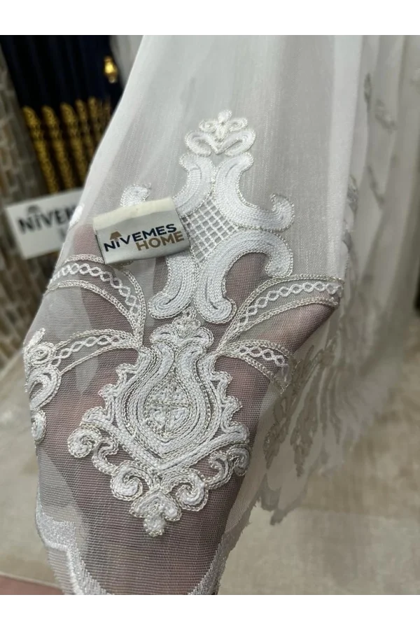 NİVEMESHOME BOHEM 1/3 DENSE PLEATED TULLE CURTAIN APM