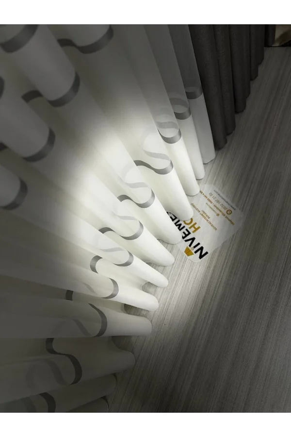 NİVEMESHOME BONİSSA 1/3 GEDRÄNGTE TÜLLGARDINE APM