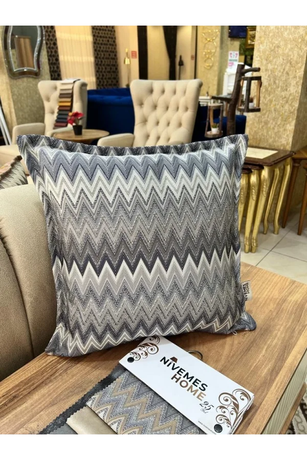 NİVEMESHOME BORAN 02 (45X45) وسادة غطاء