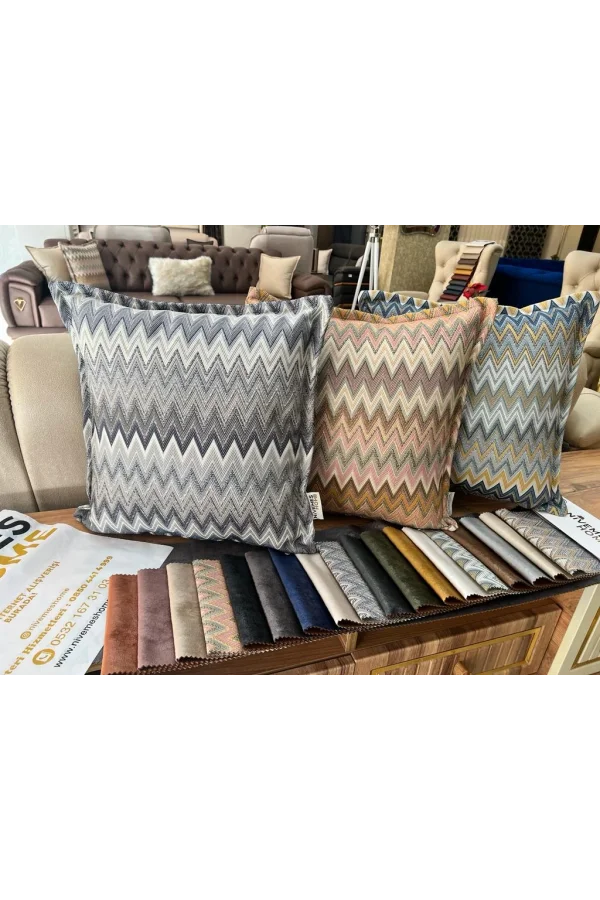 NİVEMESHOME BORAN 02 (45X45) وسادة غطاء