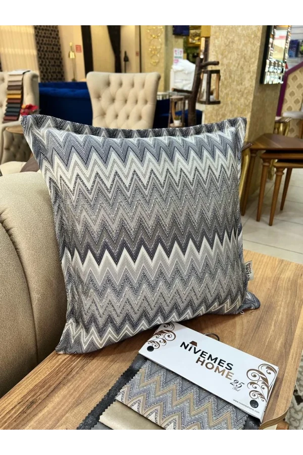 NİVEMESHOME BORAN 02 (45X45) وسادة غطاء