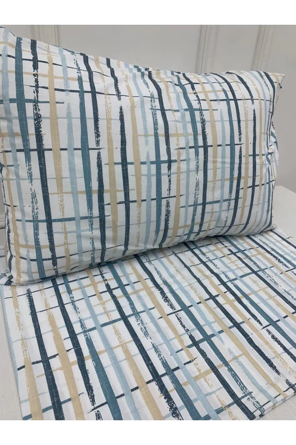 NİVEMESHOME BOYA DESENLİ 2 Lİ YASTIK KILIFI KAPAKLI 50X70