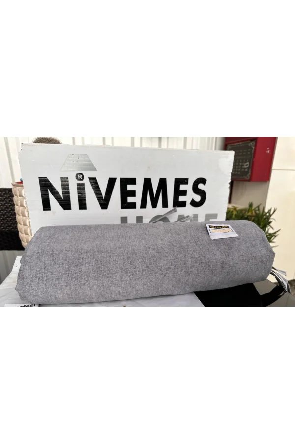 NİVEMESHOME BRANDA AÇIK GRİ BALKON PERDESİ