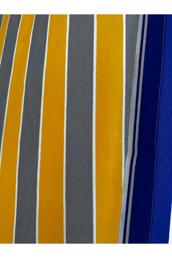 NİVEMESHOME BRANDA SARI - GRİ BALKON PERDESİ