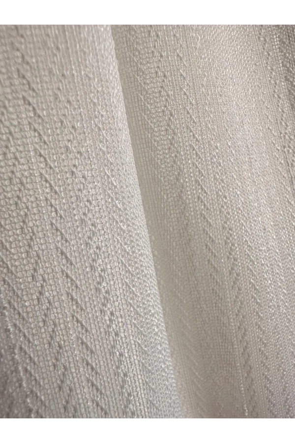 NİVEMESHOME GESTICKTES VORHANGMESSER MIT 1/3 DICKEN FALTEN APM