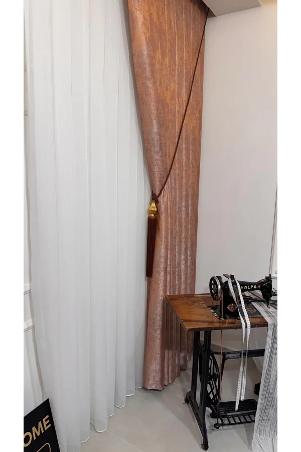 NİVEMESHOME BURÇAK NEUE SAISON 1/3 DICHT GERÜSCHTE TÜLLVORHANG APM