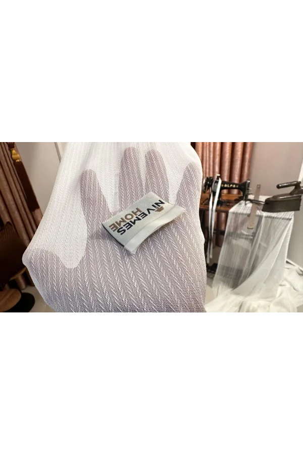 NİVEMESHOME BURÇAK NEUE SAISON 1/3 DICHT GERÜSCHTE TÜLLVORHANG APM