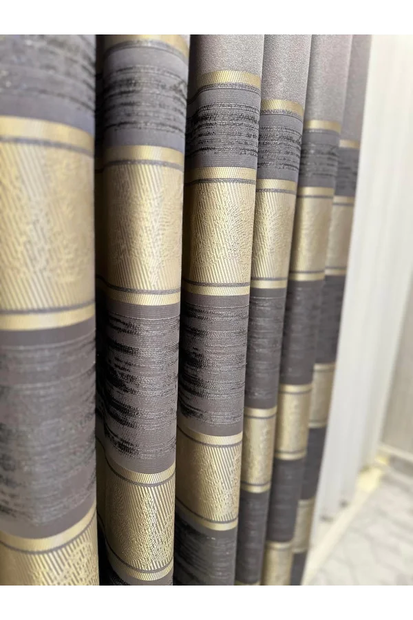 Calidad, elegancia. cortina gris elegante