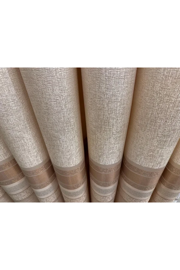 NİVEMESHOME DEFNE CREAM FT614339 V-101 1/3 THICK-PILE BACKGROUND CURTAIN APM