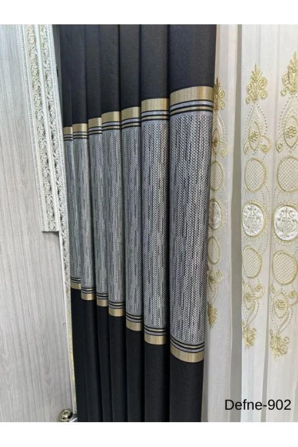 NİVEMESHOME DEFNE SİYAH FT614166 V-902 1/3 سِك بيليلي فون بيردي APM