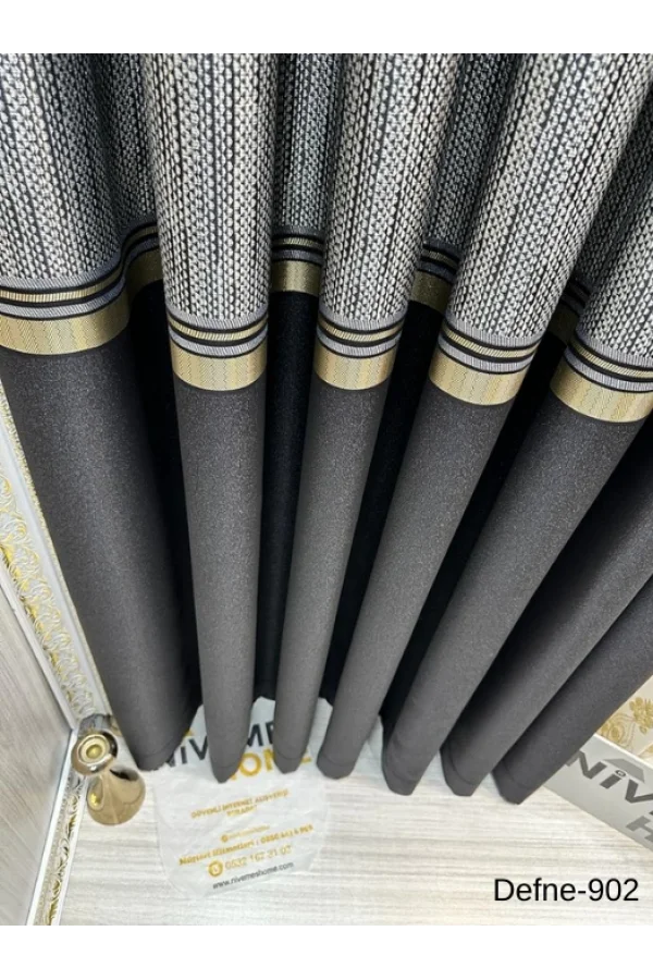 NİVEMESHOME DEFNE SİYAH FT614166 V-902 1/3 سِك بيليلي فون بيردي APM