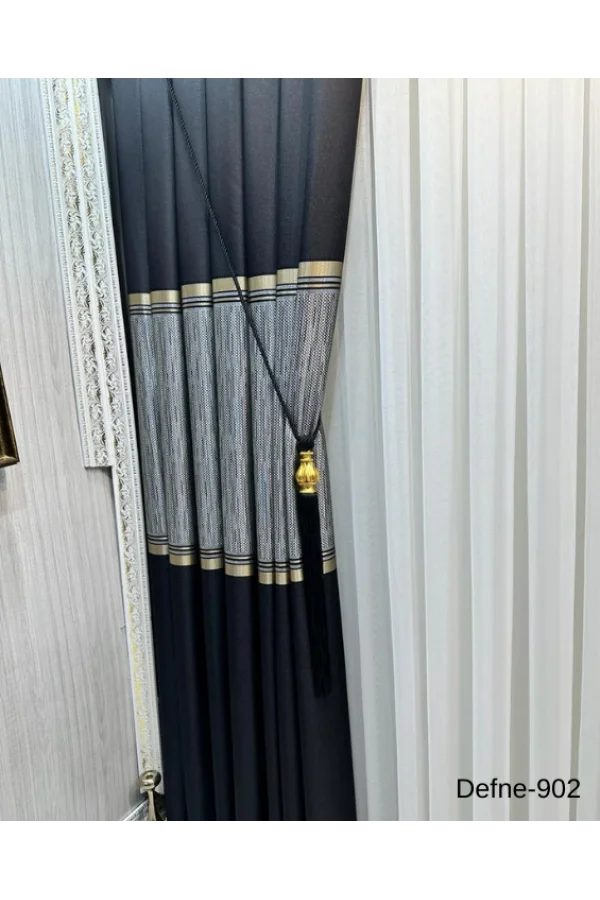 NİVEMESHOME DEFNE SİYAH FT614166 V-902 1/3 سِك بيليلي فون بيردي APM